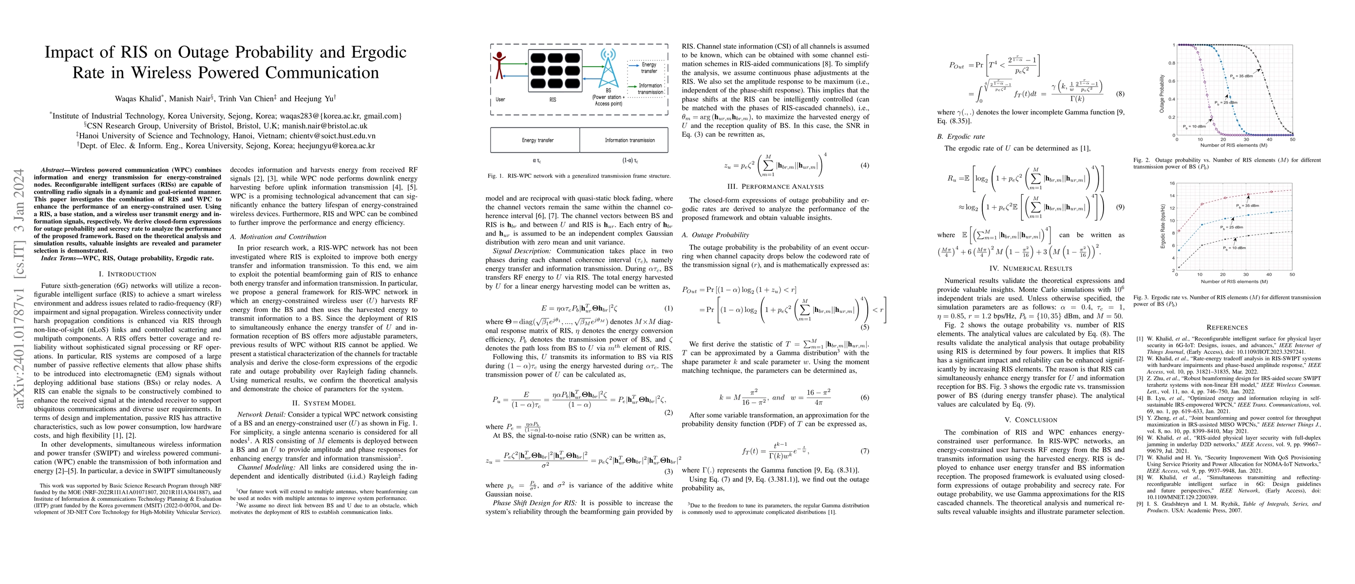 Thumbnail for Impact of RIS on Outage Probability and Ergodic Rate in Wireless Powered
  Communication