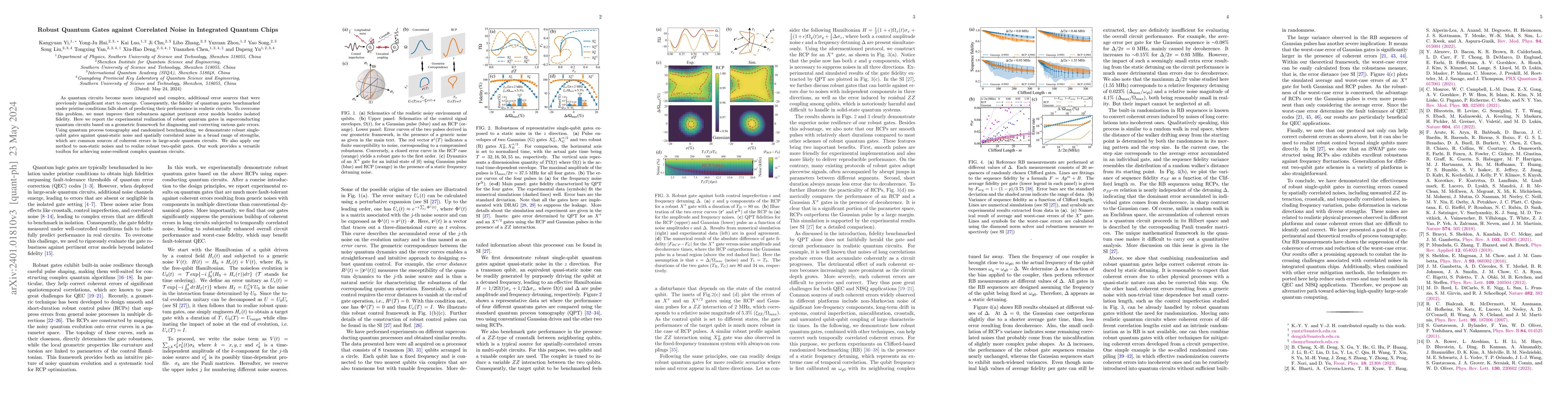 Thumbnail for Robust Quantum Gates against Correlated Noise in Integrated Quantum
  Chips