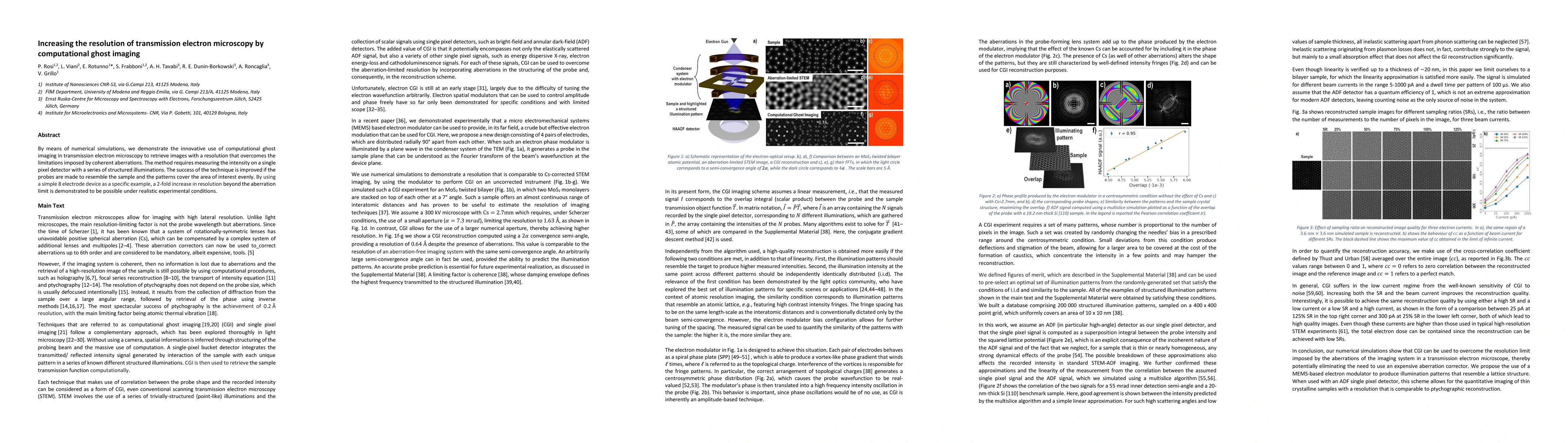 Thumbnail for Increasing the resolution of transmission electron microscopy by
  computational ghost imaging