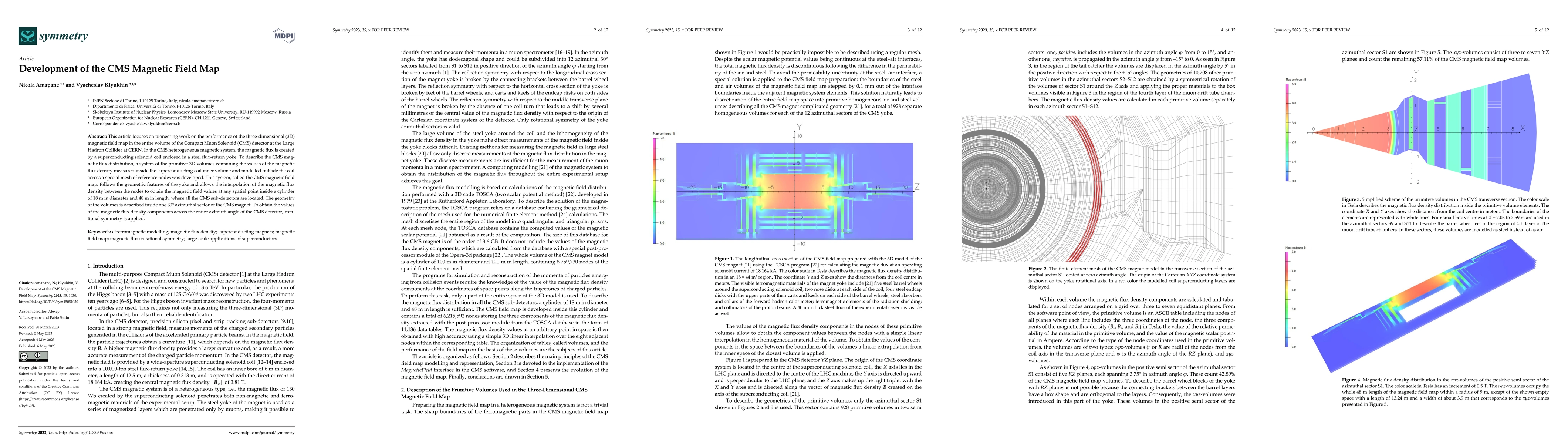 Thumbnail for Development of the CMS Magnetic Field Map
