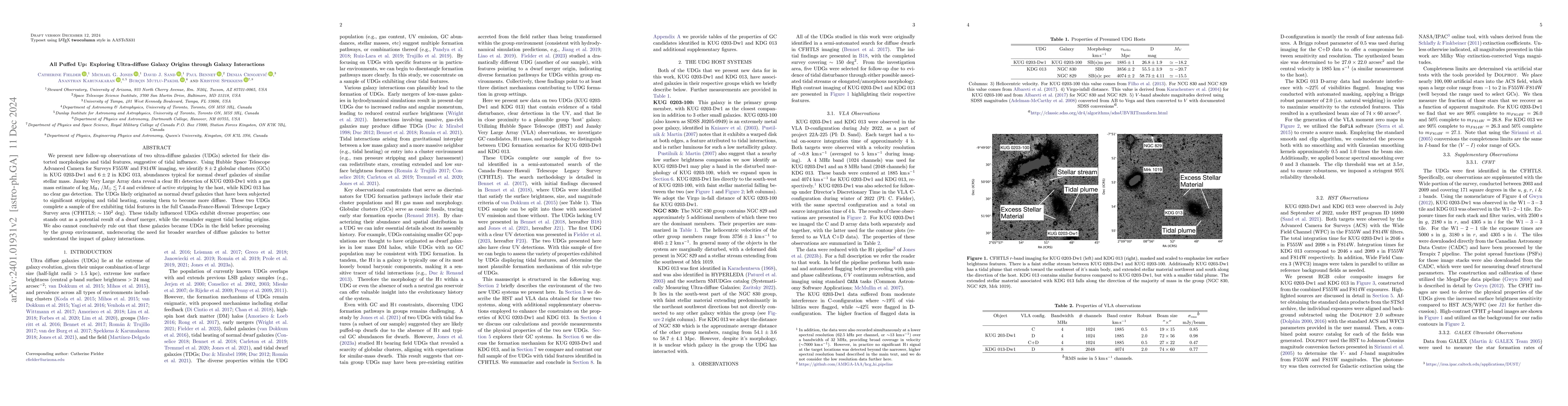 Thumbnail for All Puffed Up: Tidal Heating as an Ultra Diffuse Galaxy Formation
  Pathway