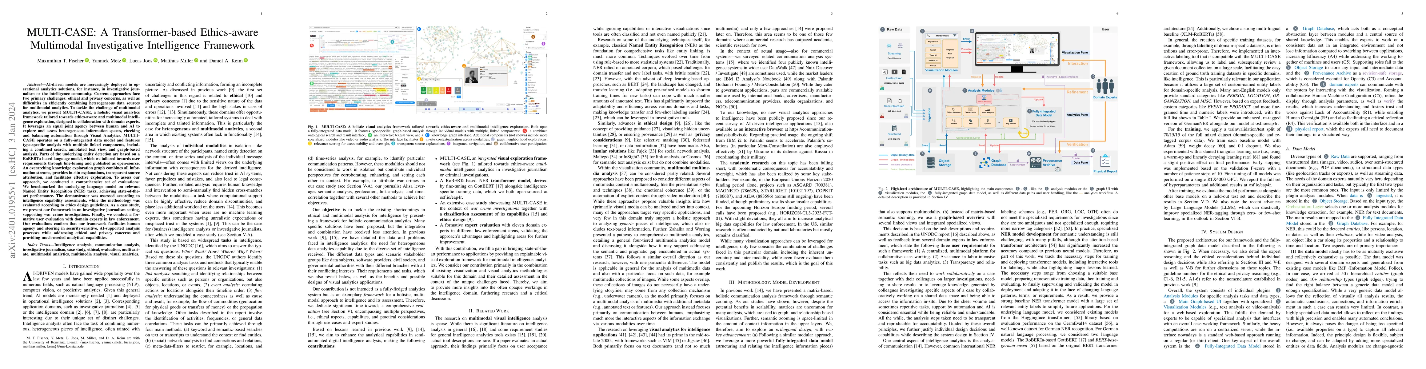 Thumbnail for MULTI-CASE: A Transformer-based Ethics-aware Multimodal Investigative
  Intelligence Framework