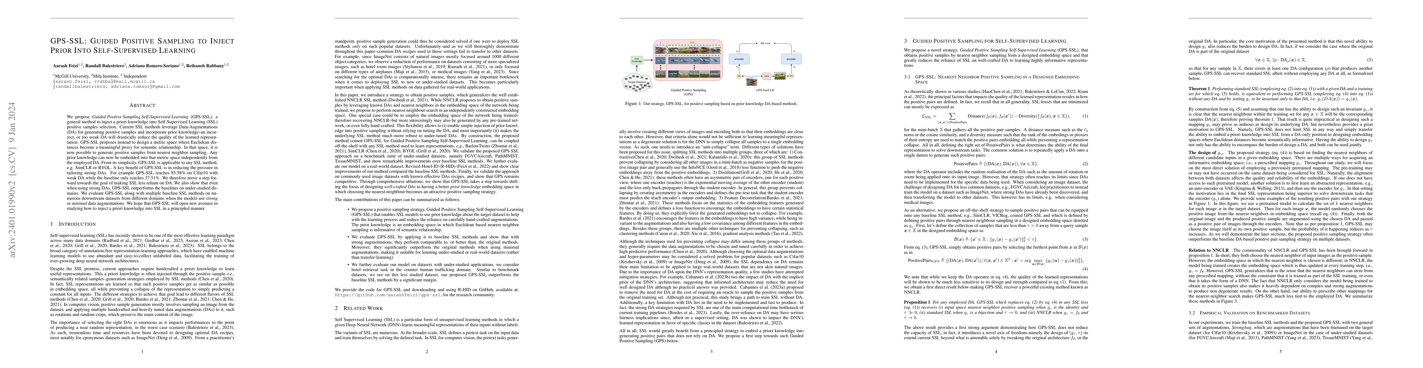 Thumbnail for GPS-SSL: Guided Positive Sampling to Inject Prior Into Self-Supervised
  Learning