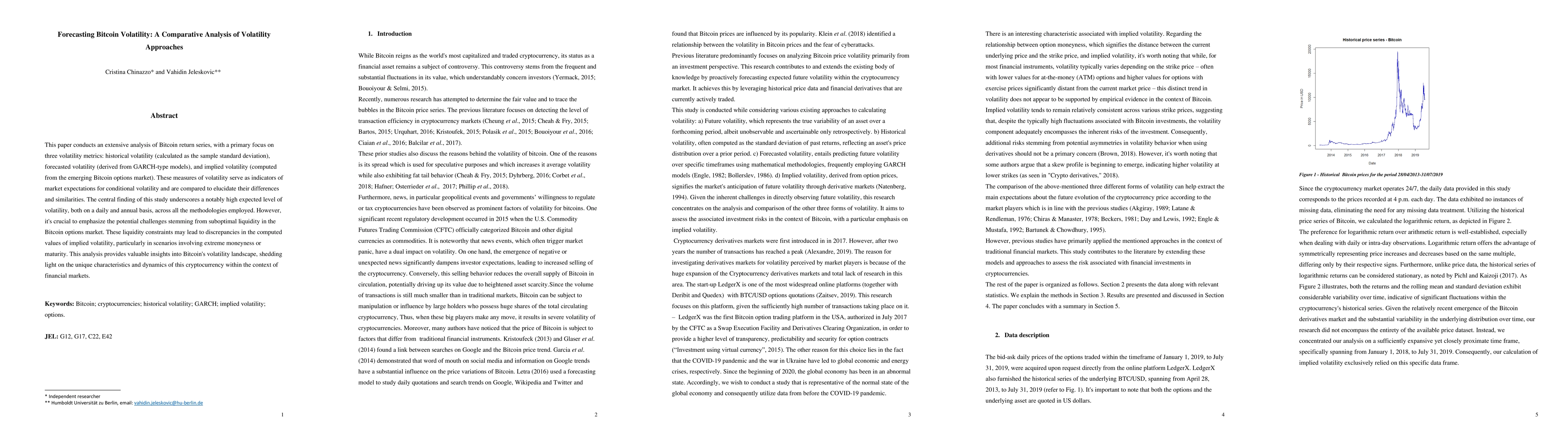 Thumbnail for Forecasting Bitcoin Volatility: A Comparative Analysis of Volatility
  Approaches