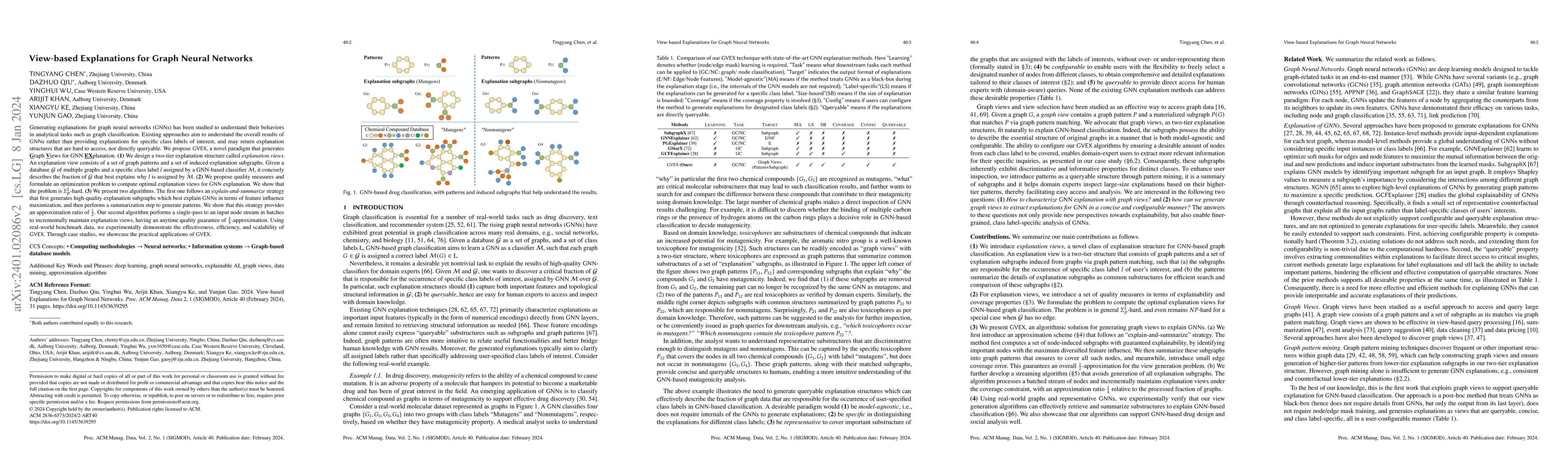 Thumbnail for View-based Explanations for Graph Neural Networks