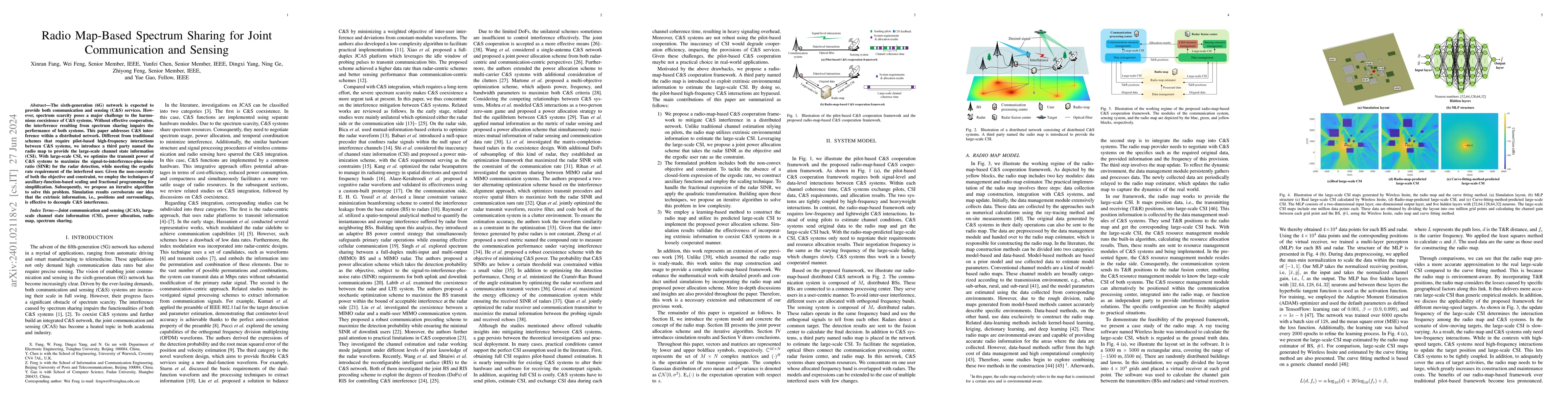 Thumbnail for Radio Map-Based Spectrum Sharing for Joint Communication and Sensing