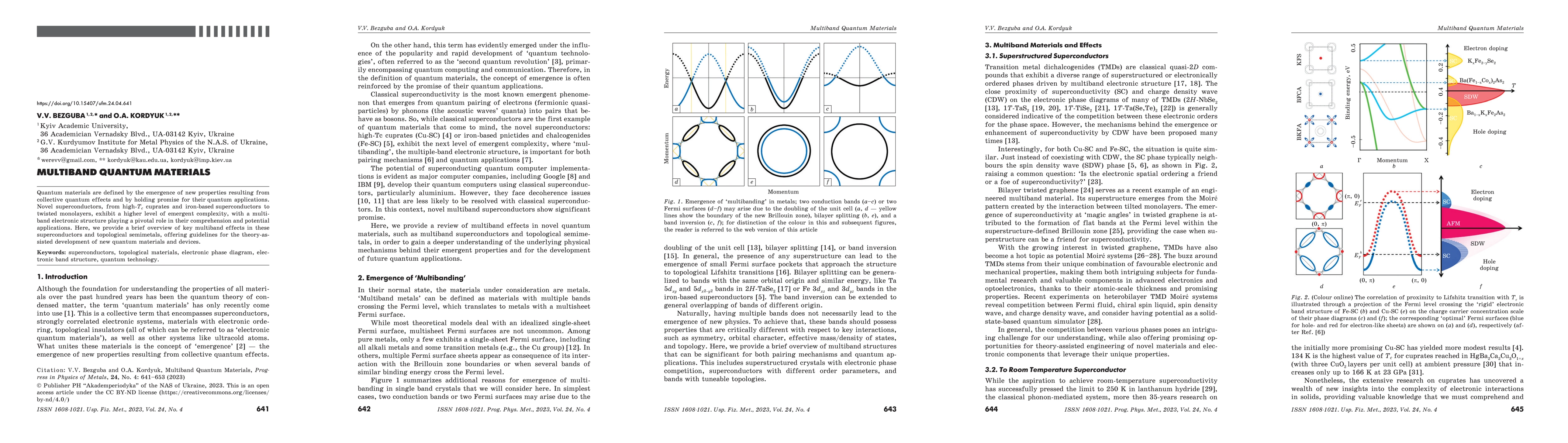 Thumbnail for Multiband Quantum Materials