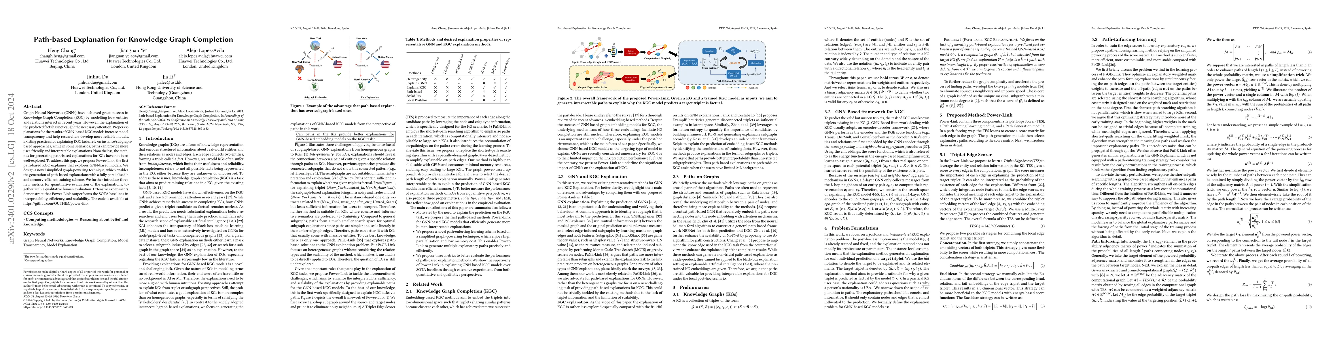 Thumbnail for Path-based Explanation for Knowledge Graph Completion