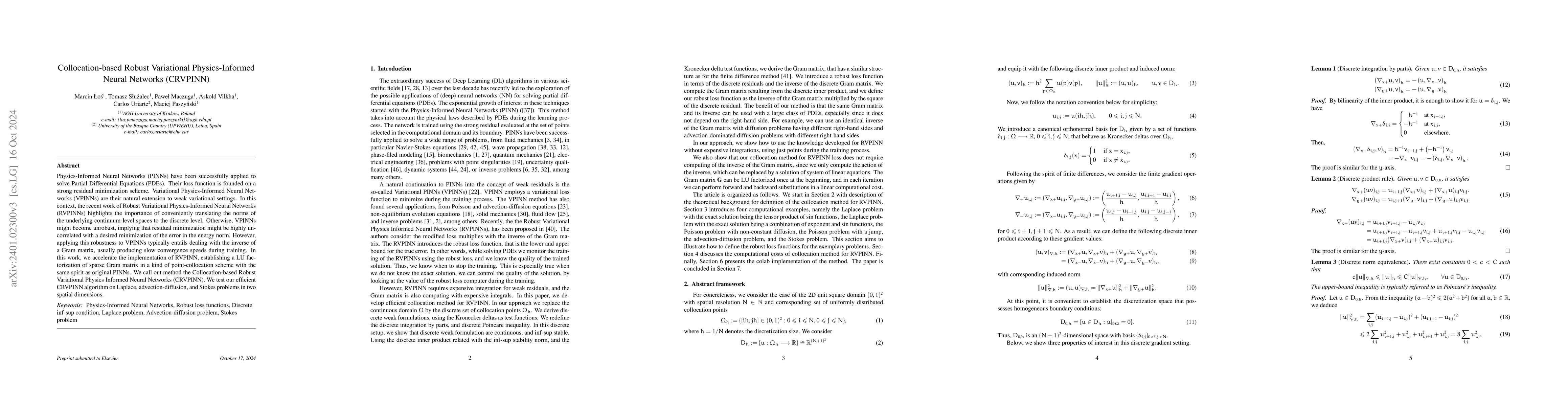 Thumbnail for Robust Physics Informed Neural Networks