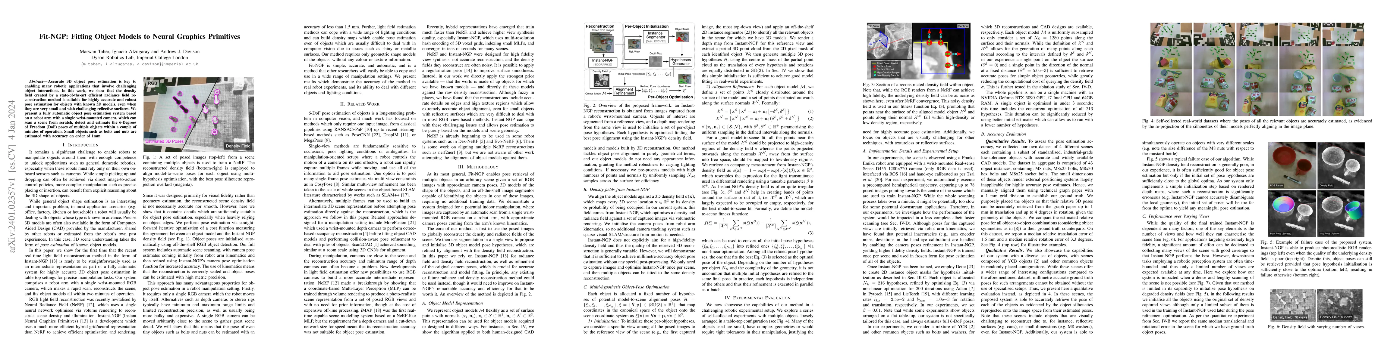 Thumbnail for Fit-NGP: Fitting Object Models to Neural Graphics Primitives