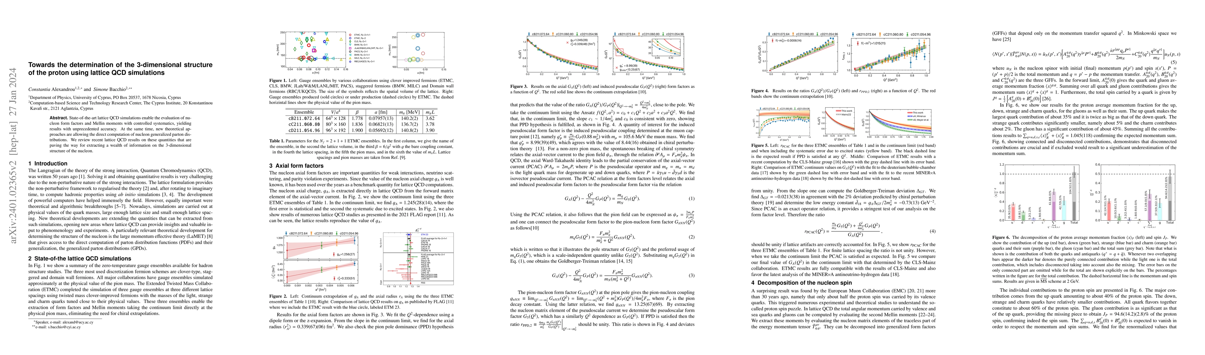 Thumbnail for Towards the determination of the 3-dimensional structure of the proton
  using lattice QCD simulations