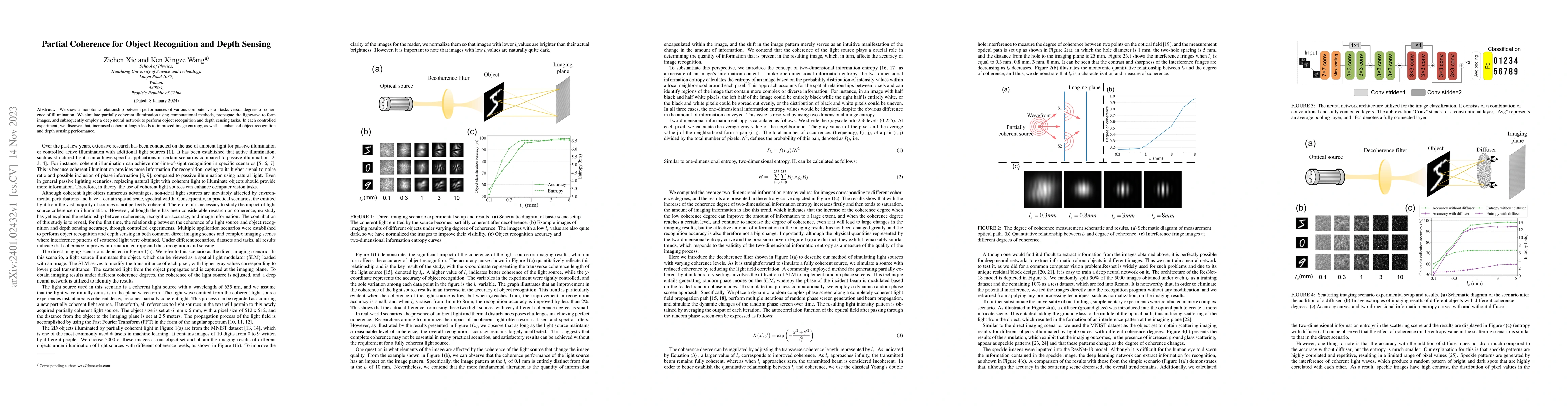 Thumbnail for Partial Coherence for Object Recognition and Depth Sensing