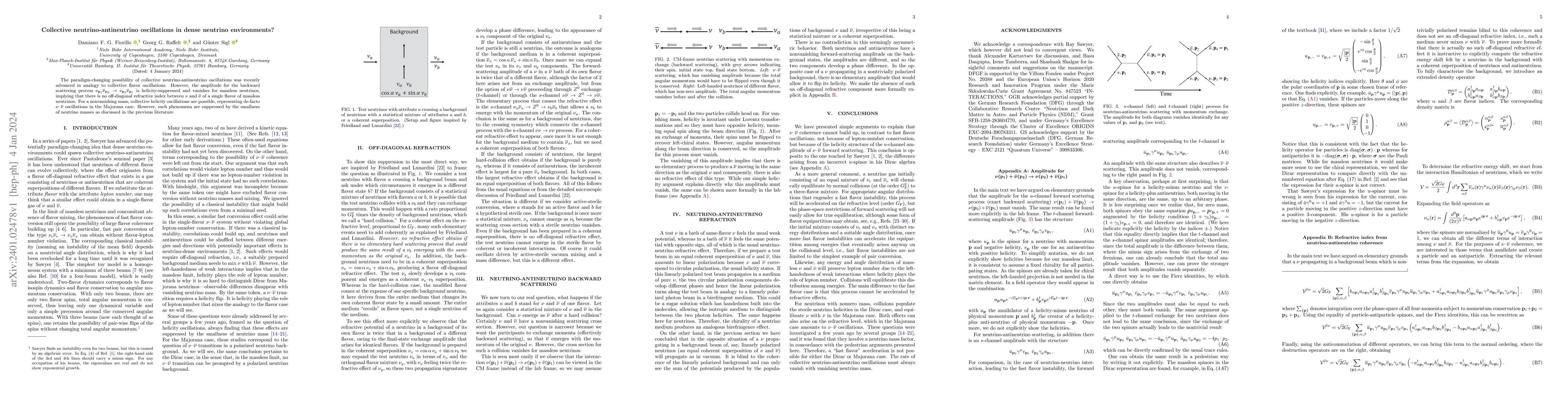 Thumbnail for Collective neutrino-antineutrino oscillations in dense neutrino
  environments?