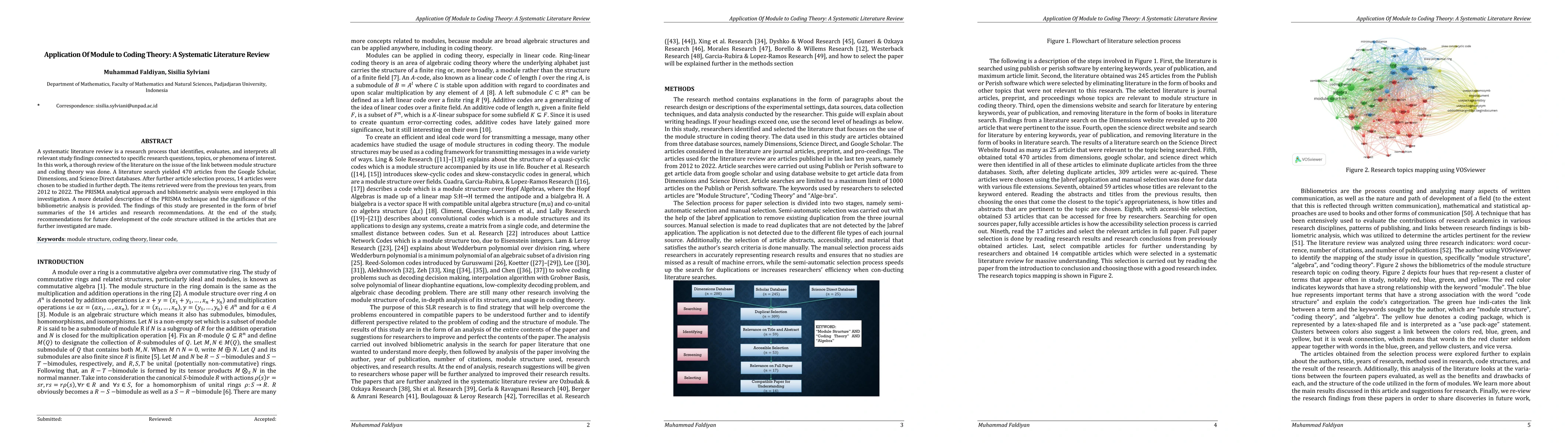 Thumbnail for Application of Module to Coding Theory: A Systematic Literature Review