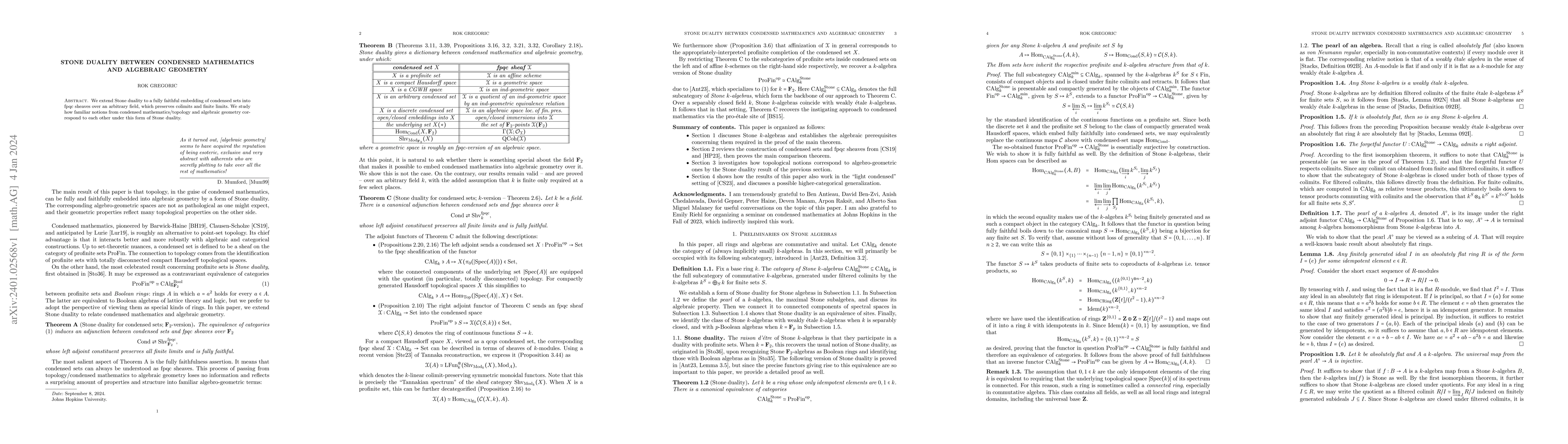 Thumbnail for Stone duality between condensed mathematics and algebraic geometry