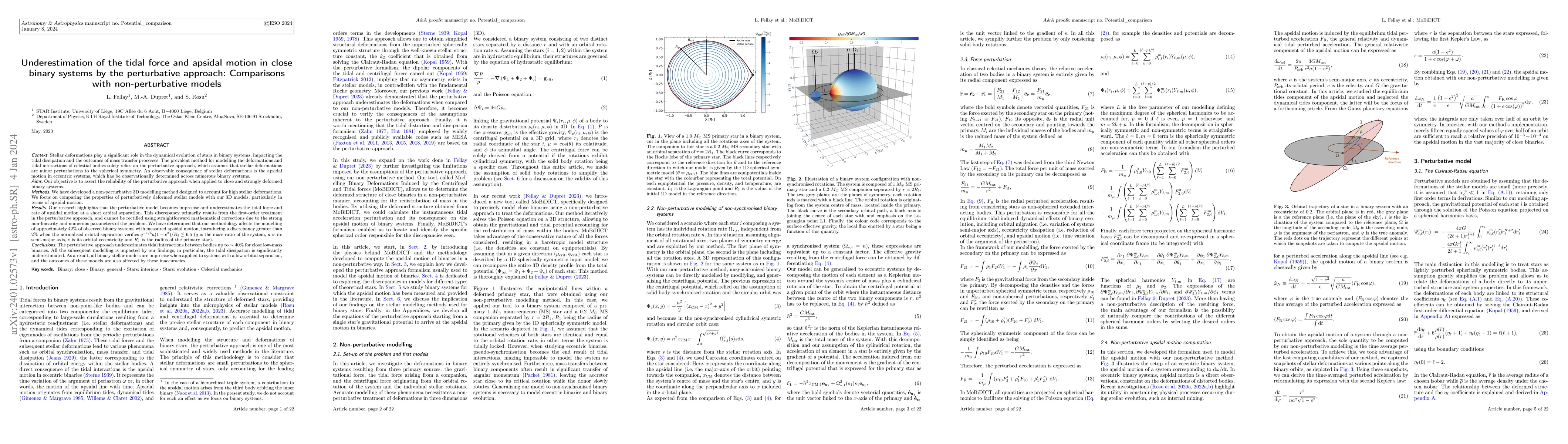 Thumbnail for Underestimation of the tidal force and apsidal motion in close binary
  systems by the perturbative approach: Comparisons with non-perturbative
  models