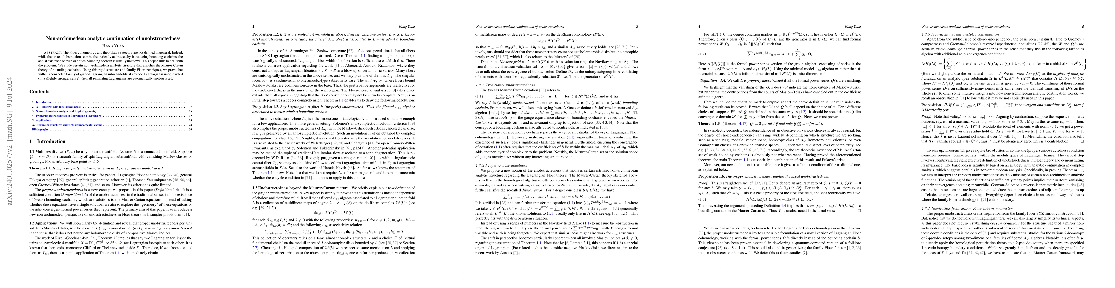 Thumbnail for Non-archimedean analytic continuation of unobstructedness