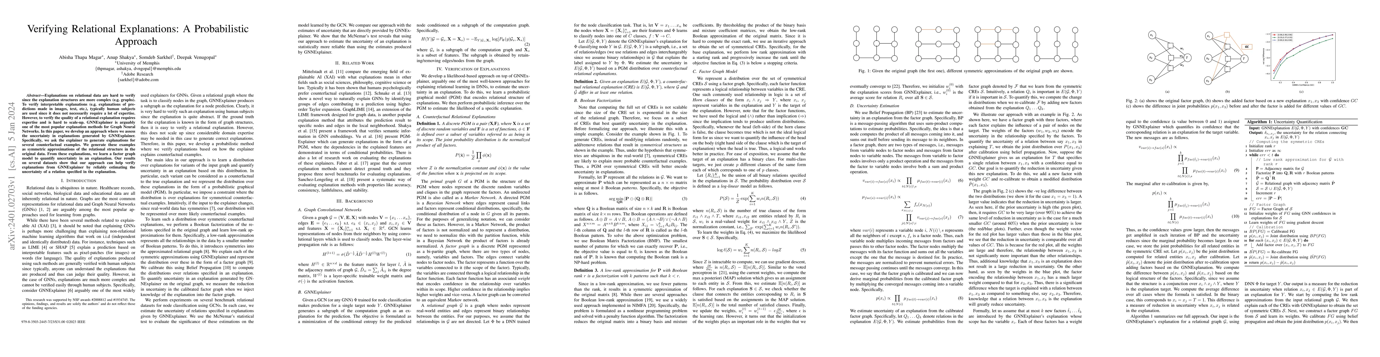 Thumbnail for Verifying Relational Explanations: A Probabilistic Approach