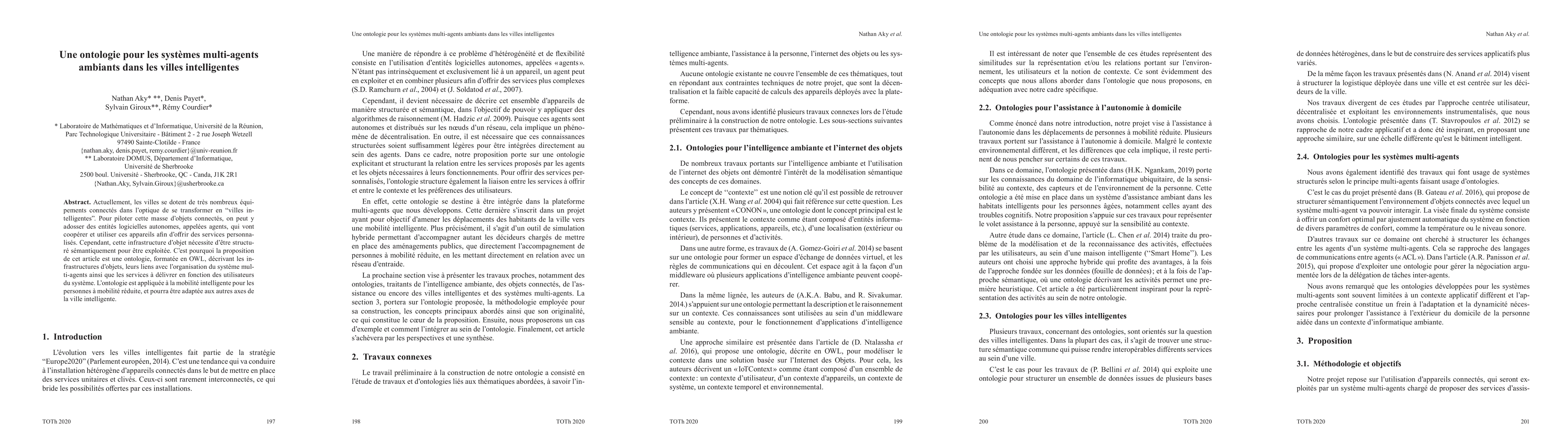 Thumbnail for Une ontologie pour les syst{\`e}mes multi-agents ambiants dans les
  villes intelligentes