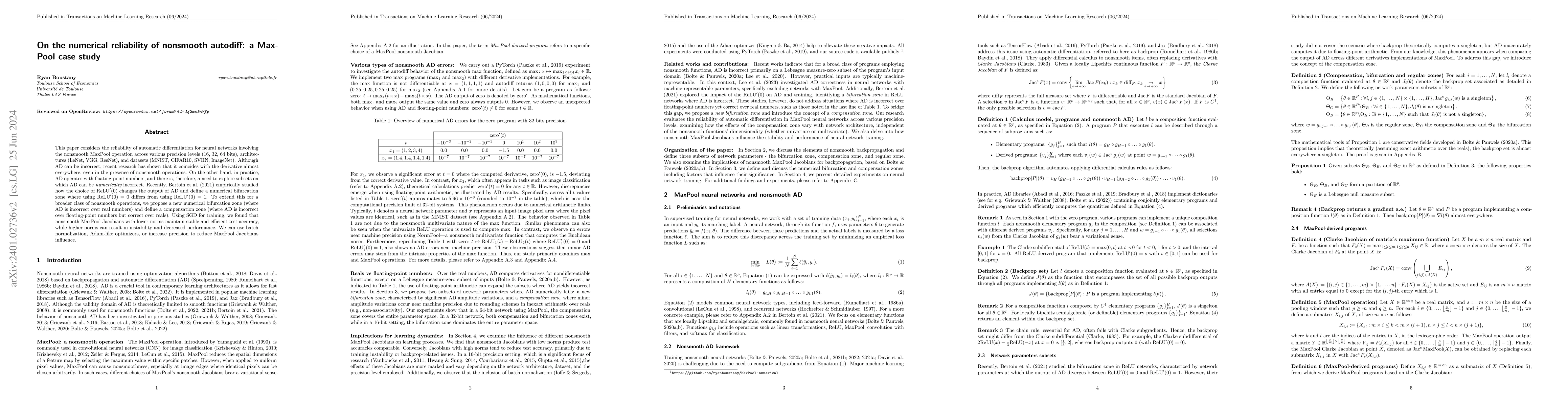 Thumbnail for On the numerical reliability of nonsmooth autodiff: a MaxPool case study