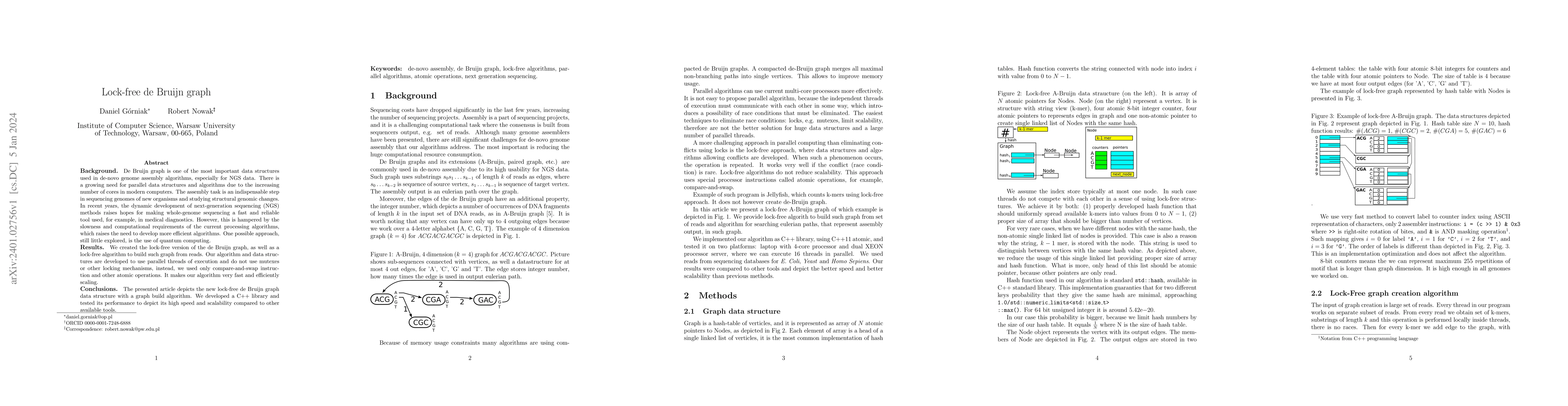 Thumbnail for Lock-free de Bruijn graph