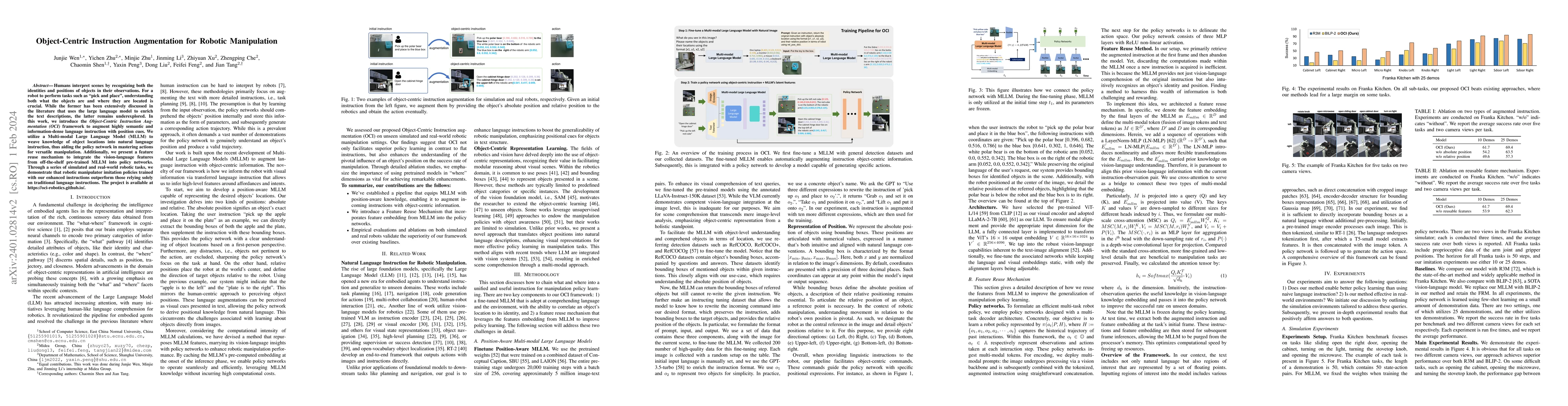 Thumbnail for Object-Centric Instruction Augmentation for Robotic Manipulation