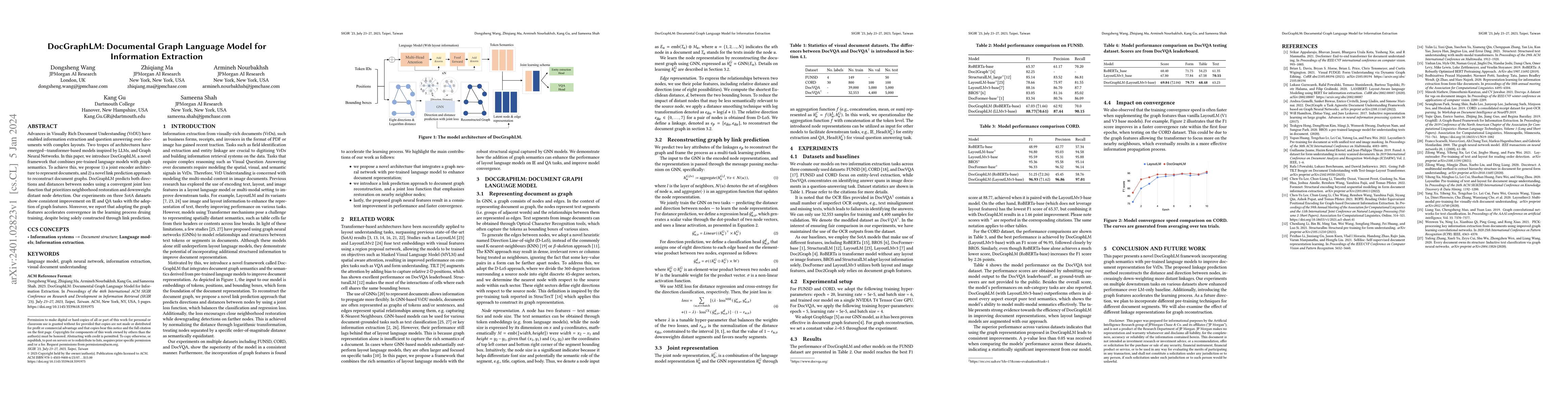Thumbnail for DocGraphLM: Documental Graph Language Model for Information Extraction