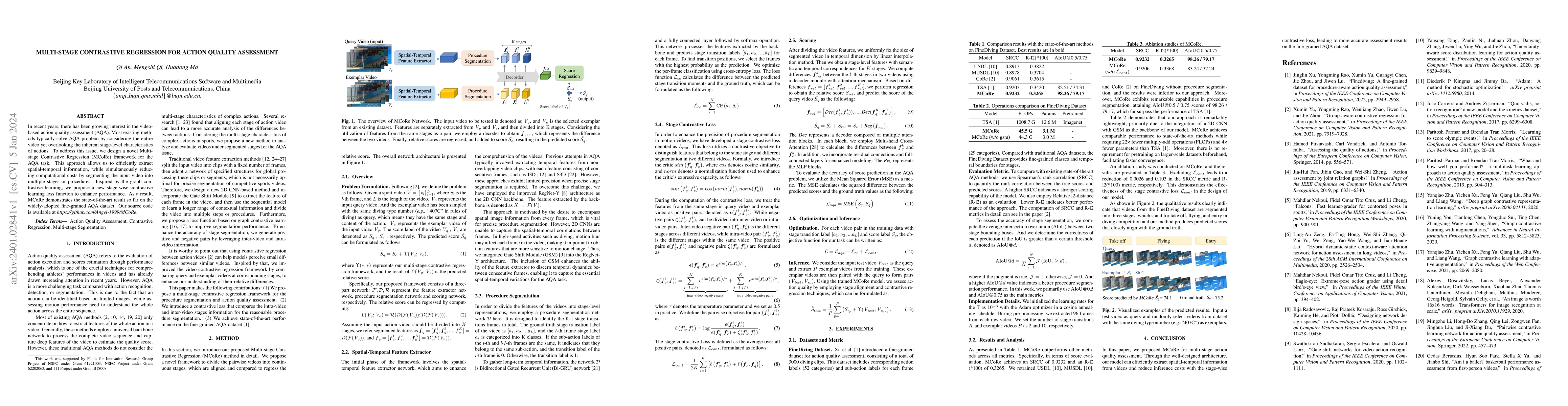 Thumbnail for Multi-Stage Contrastive Regression for Action Quality Assessment