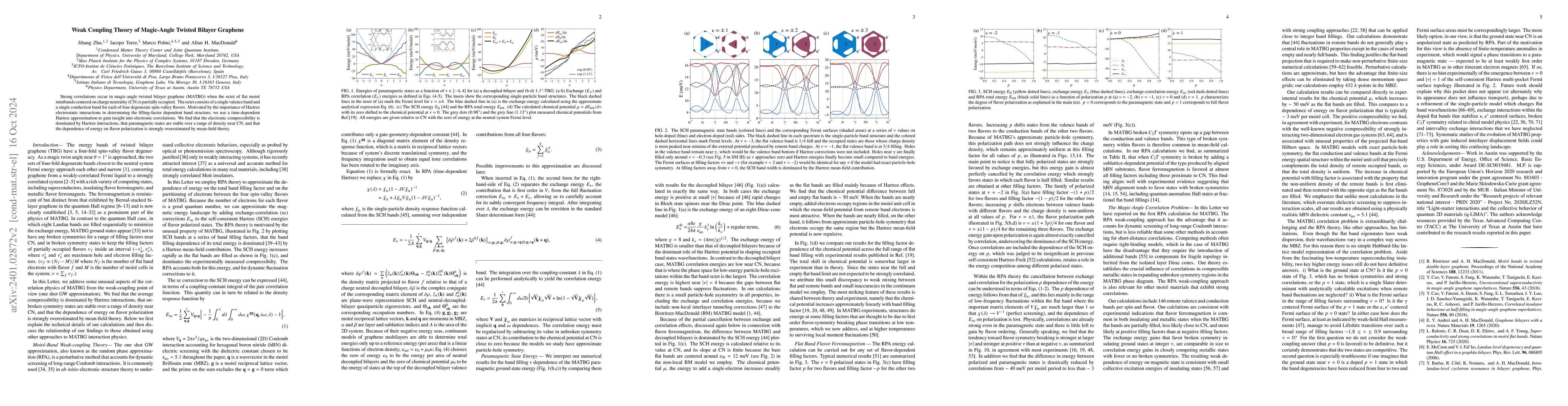 Thumbnail for GW Theory of Magic-Angle Twisted Bilayer Graphene