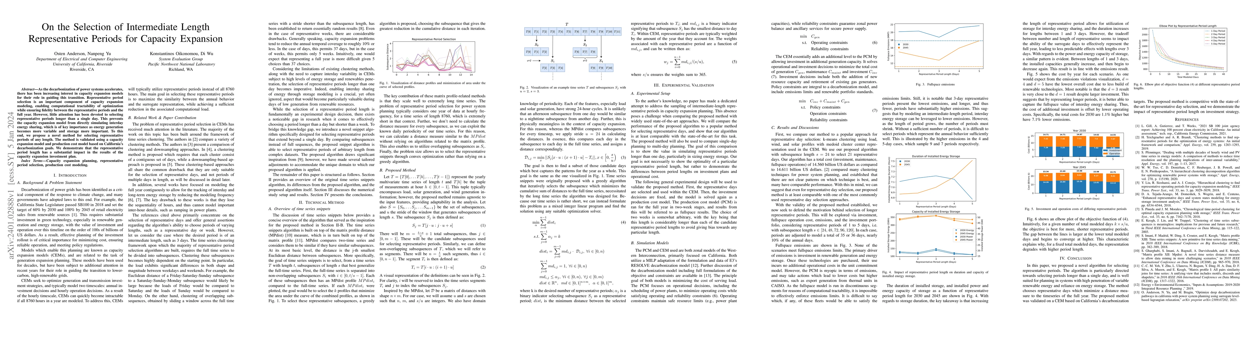 Thumbnail for On the Selection of Intermediate Length Representative Periods for
  Capacity Expansion