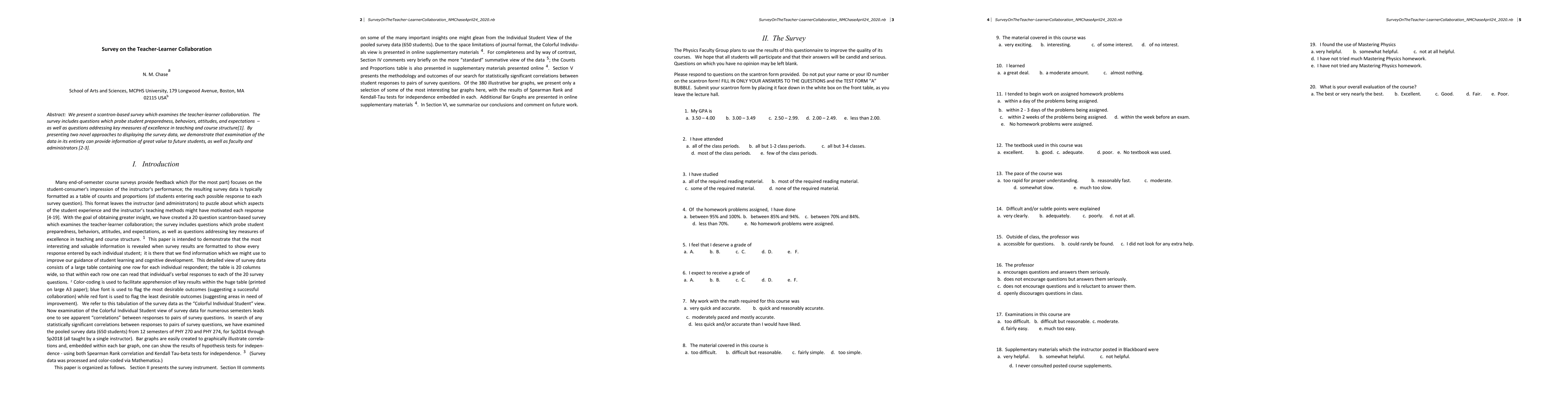 Thumbnail for Survey on the Teacher-Learner Collaboration