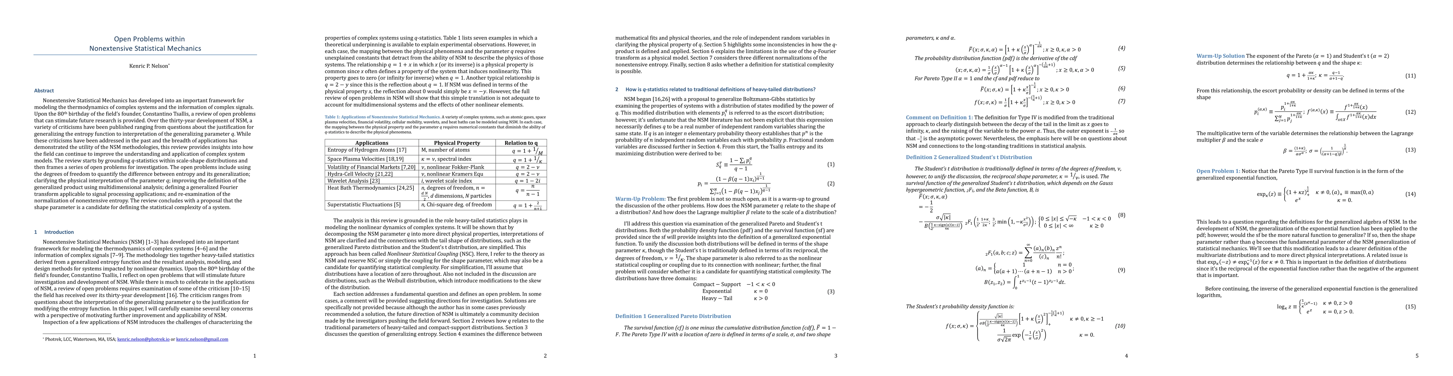 Thumbnail for Open Problems within Nonextensive Statistical Mechanics