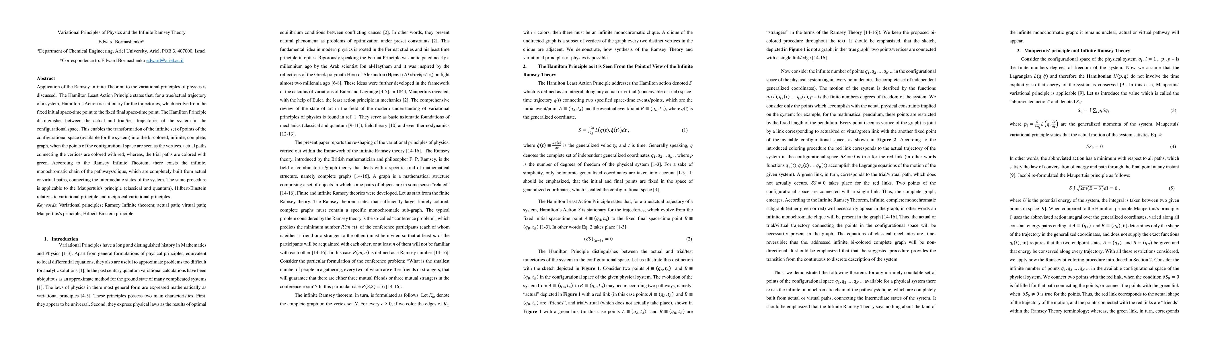 Thumbnail for Variational Principles of Physics and the Infinite Ramsey Theory