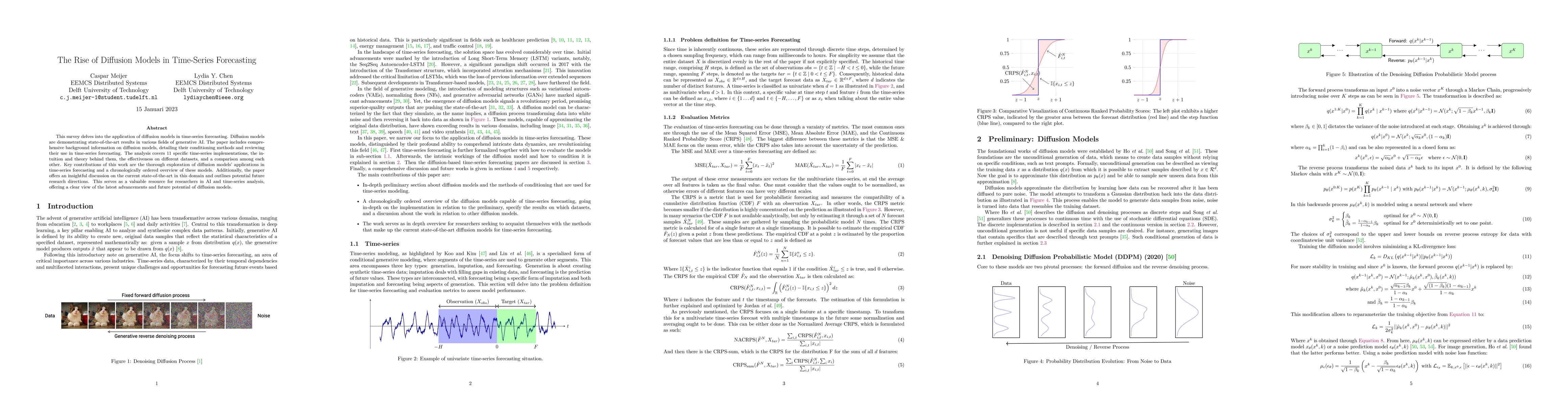 Thumbnail for The Rise of Diffusion Models in Time-Series Forecasting