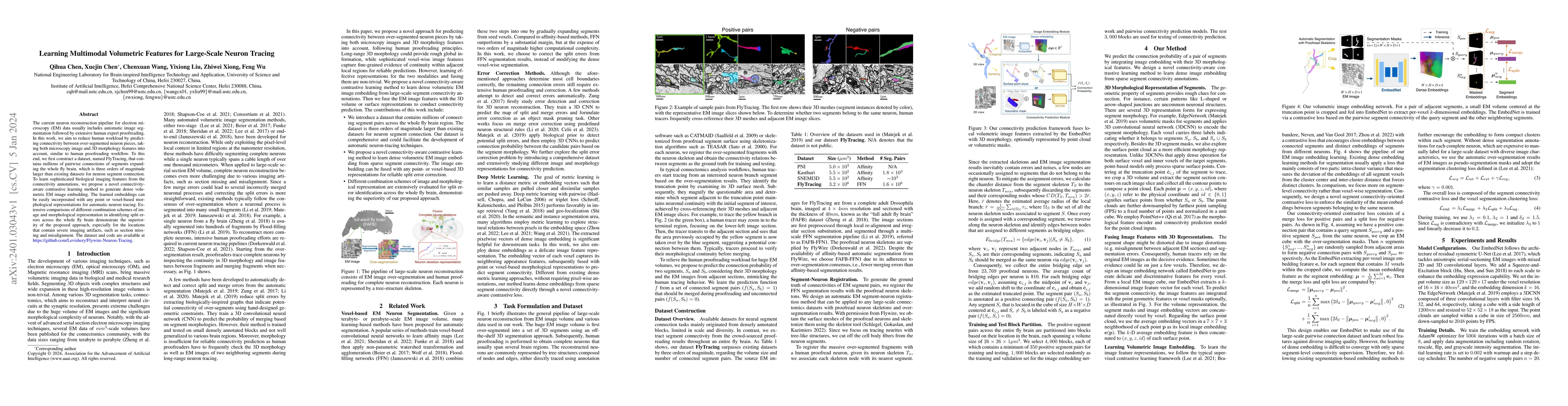 Thumbnail for Learning Multimodal Volumetric Features for Large-Scale Neuron Tracing