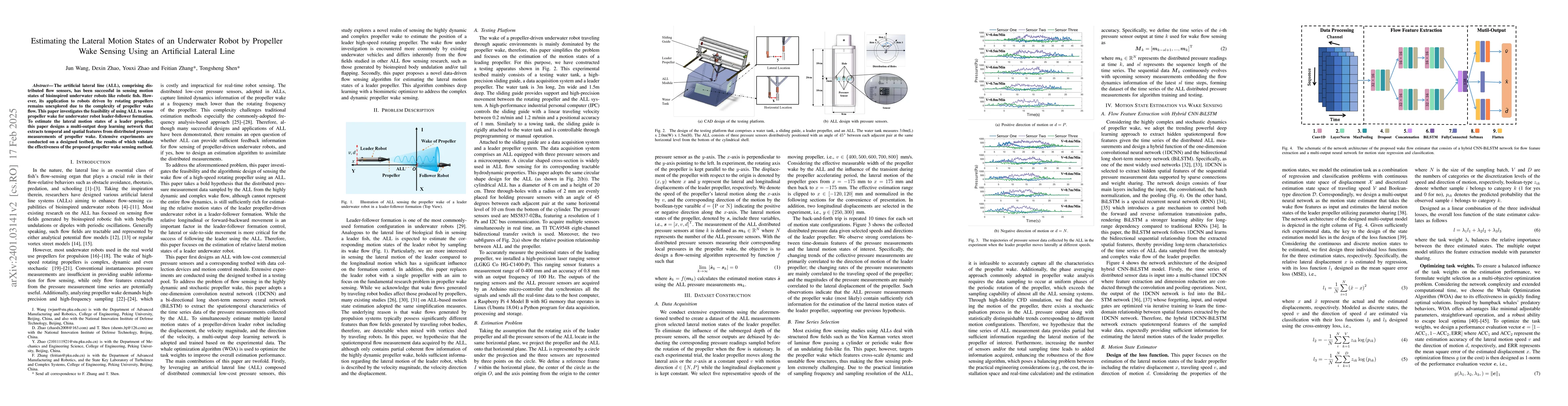 Thumbnail for Estimating the Lateral Motion States of an Underwater Robot by Propeller
  Wake Sensing Using an Artificial Lateral Line