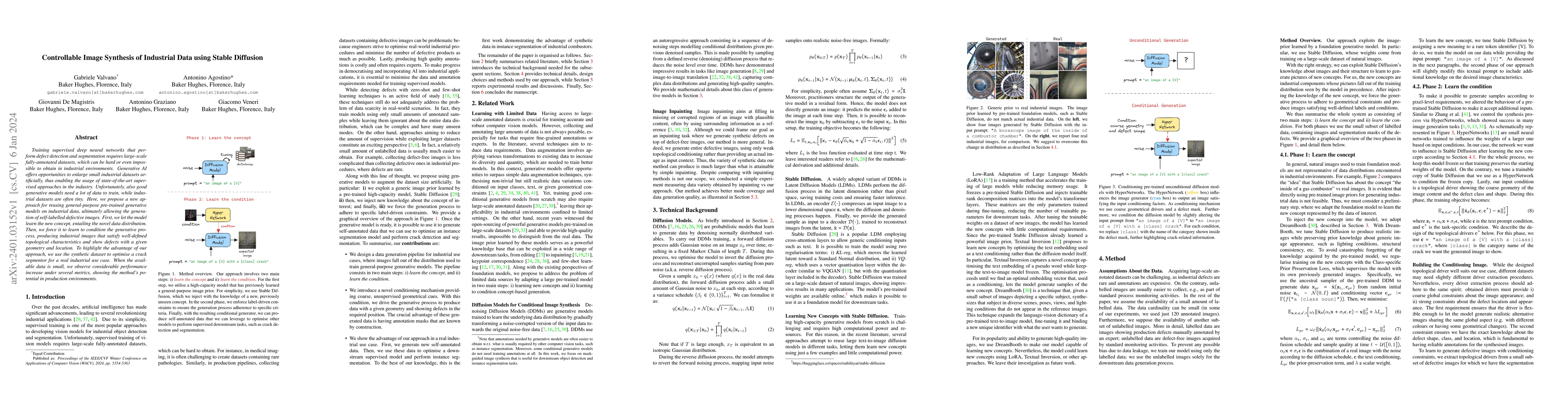 Thumbnail for Controllable Image Synthesis of Industrial Data Using Stable Diffusion