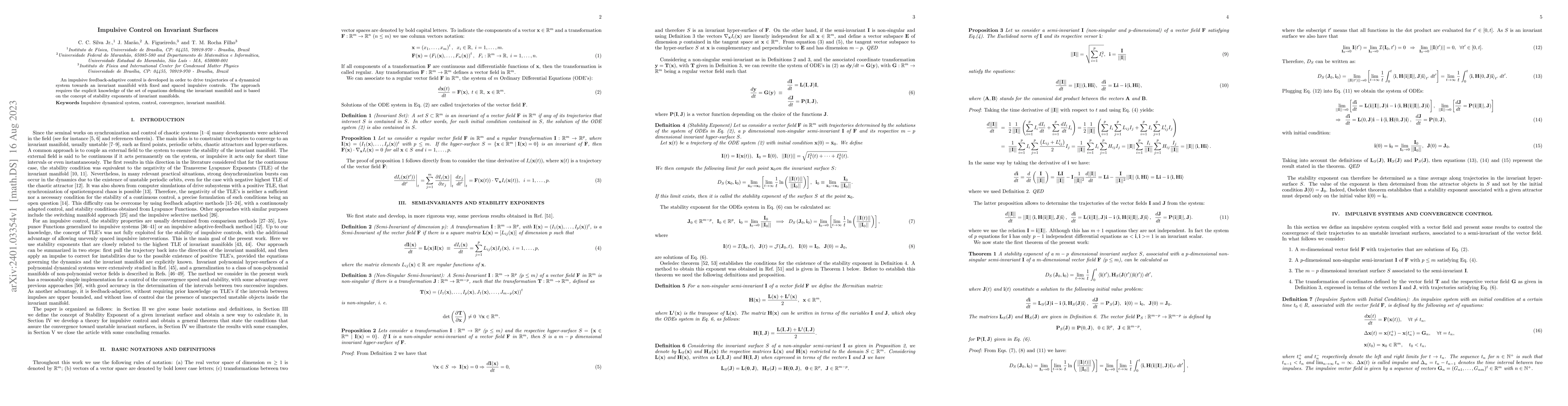 Thumbnail for Impulsive Control on Invariant Surfaces