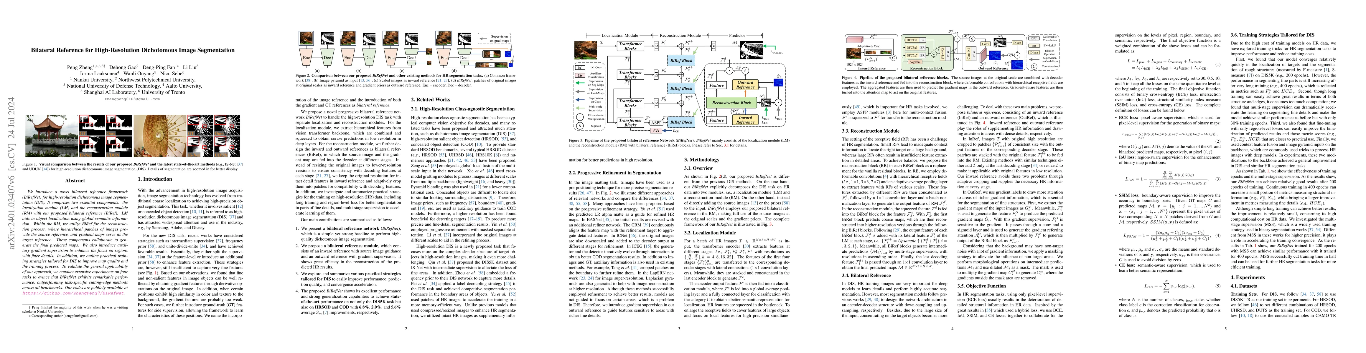 Thumbnail for Bilateral Reference for High-Resolution Dichotomous Image Segmentation