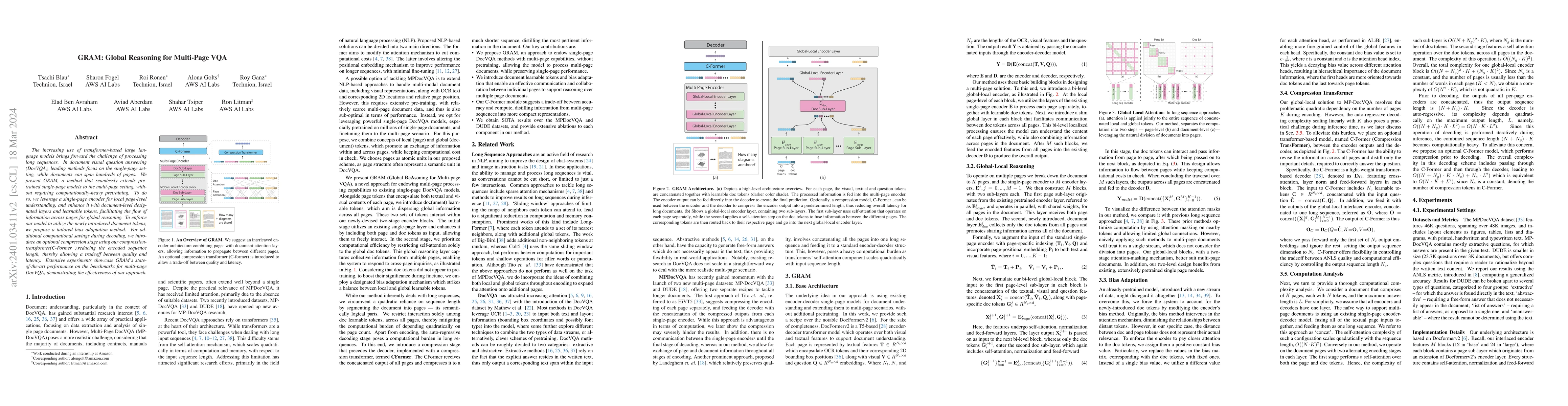 Thumbnail for GRAM: Global Reasoning for Multi-Page VQA