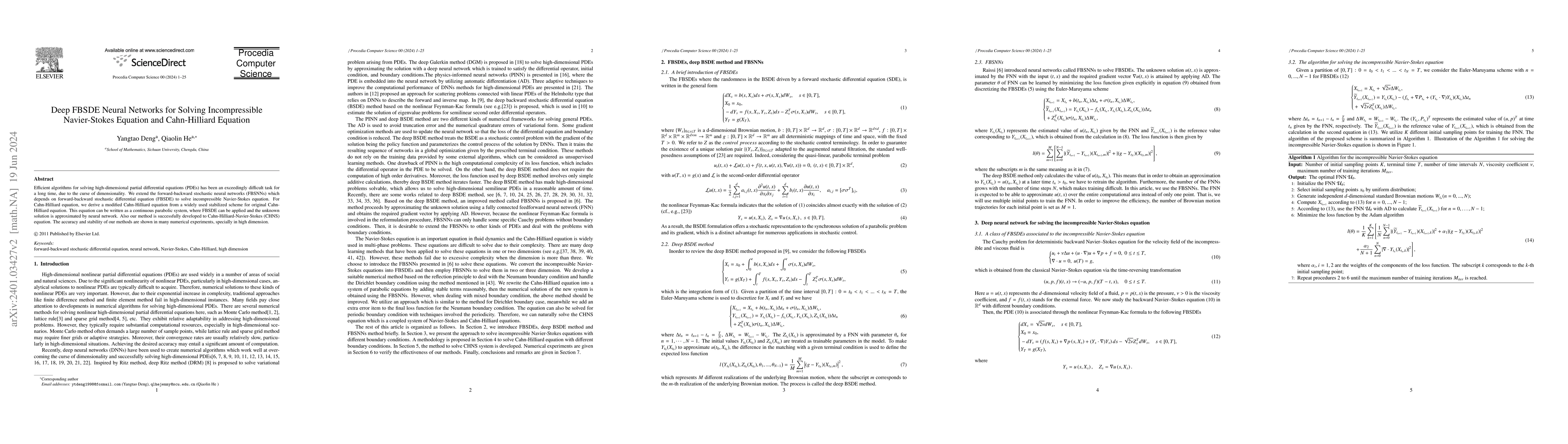 Thumbnail for Deep FBSDE Neural Networks for Solving Incompressible Navier-Stokes
  Equation and Cahn-Hilliard Equation