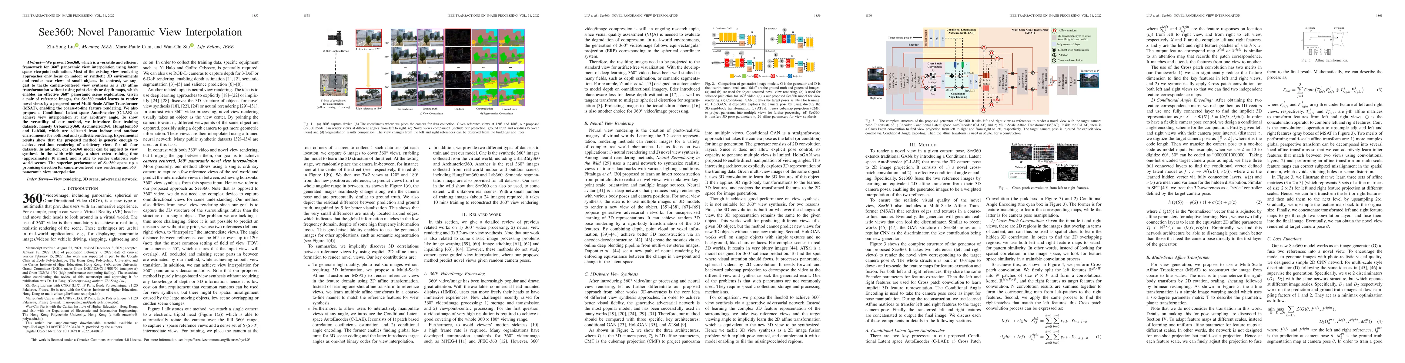 Thumbnail for See360: Novel Panoramic View Interpolation