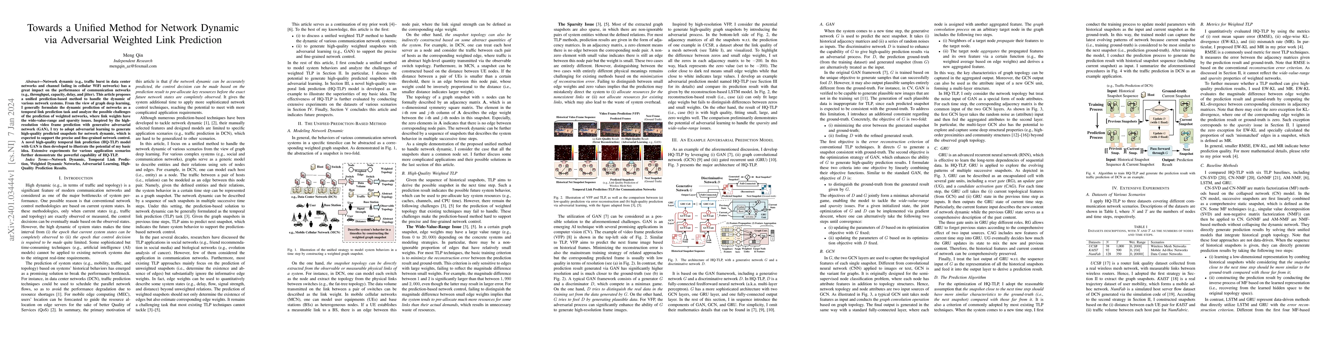 Thumbnail for Towards a Unified Method for Network Dynamic via Adversarial Weighted
  Link Prediction