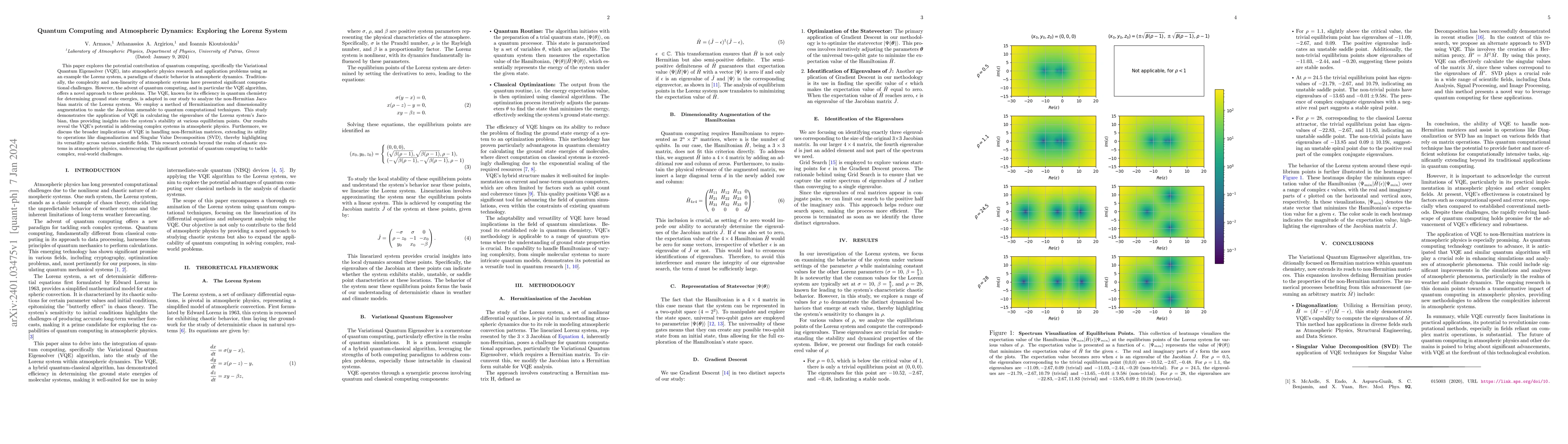 Thumbnail for Quantum Computing and Atmospheric Dynamics: Exploring the Lorenz System