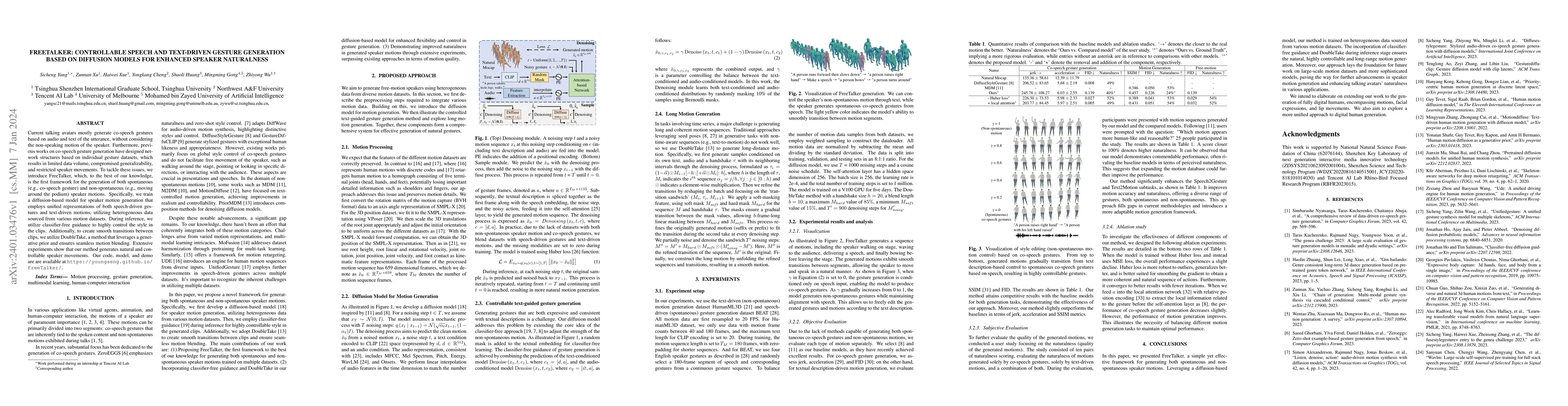Thumbnail for Freetalker: Controllable Speech and Text-Driven Gesture Generation Based
  on Diffusion Models for Enhanced Speaker Naturalness