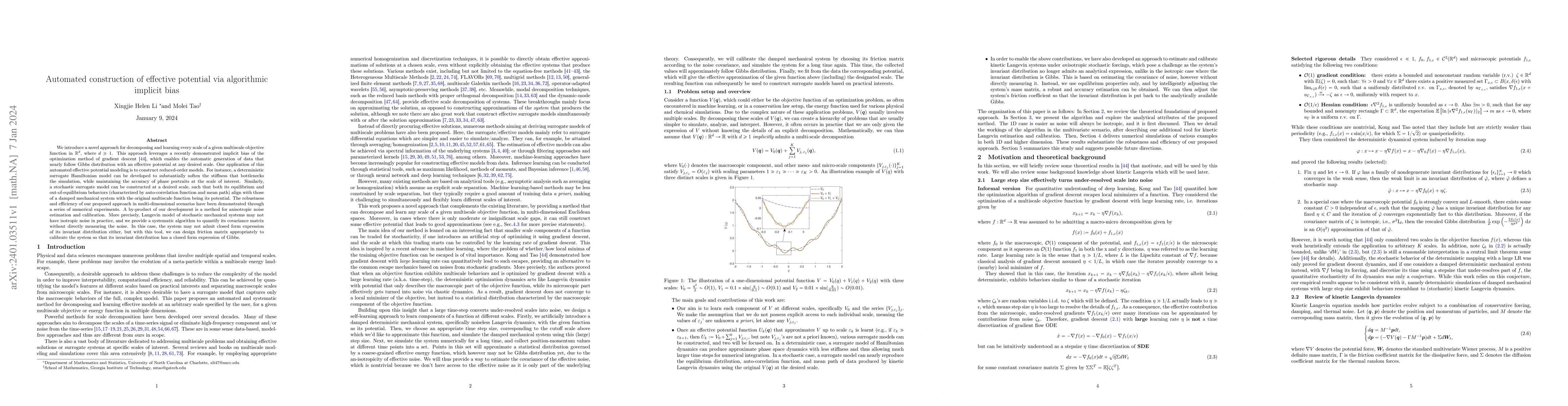 Thumbnail for Automated construction of effective potential via algorithmic implicit
  bias
