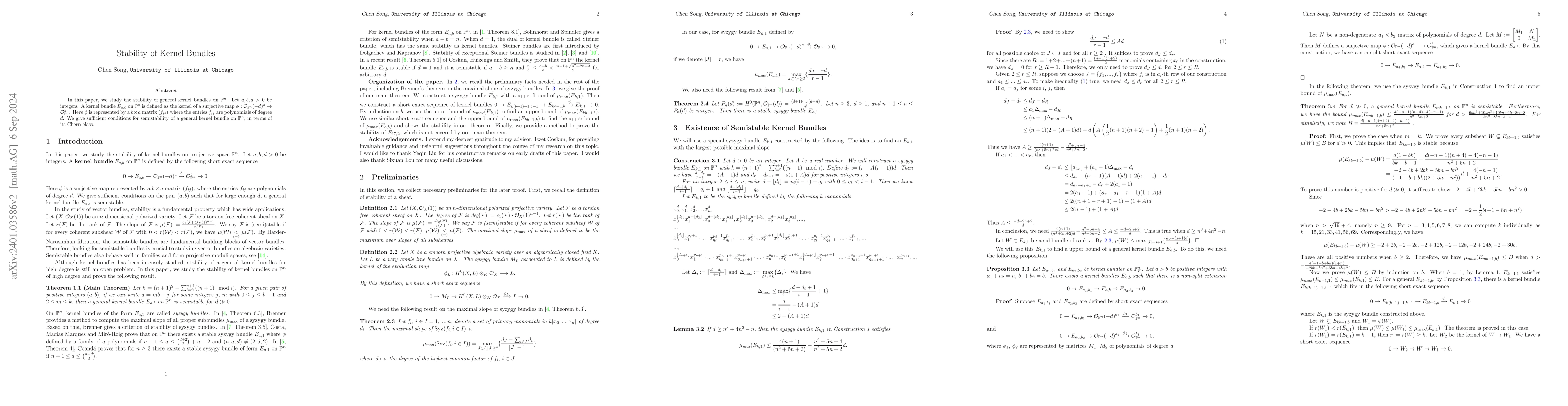 Thumbnail for Stability of Kernel Bundles