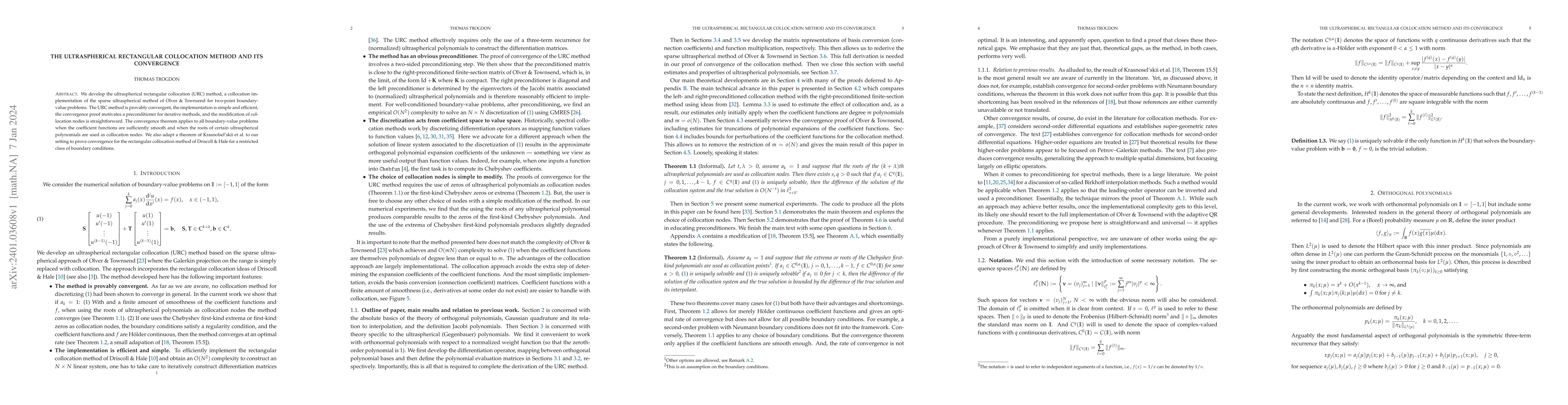 Thumbnail for The ultraspherical rectangular collocation method and its convergence