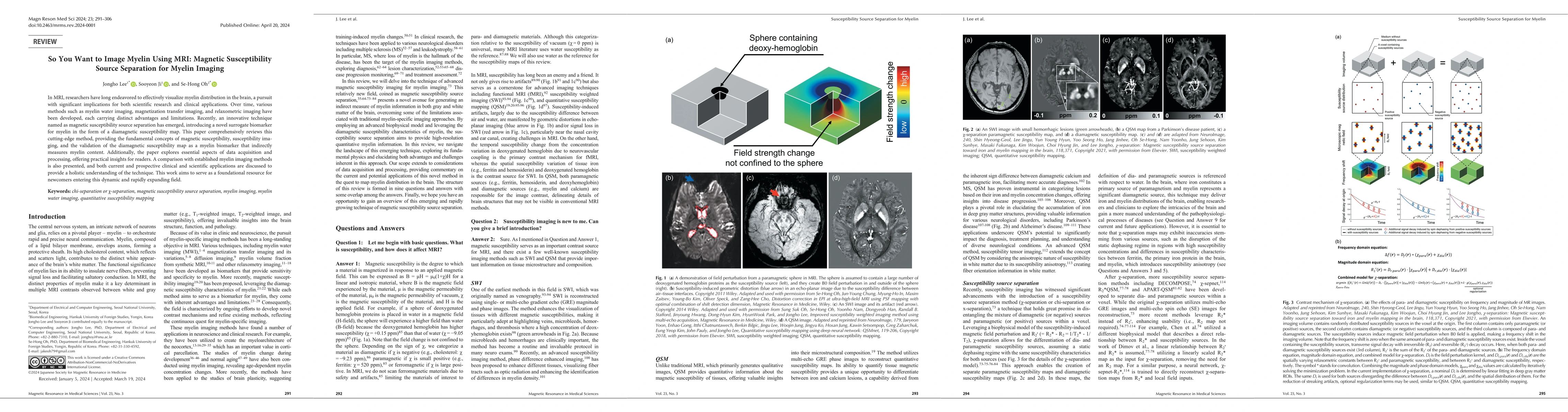 Thumbnail for So You Want to Image Myelin Using MRI: Magnetic Susceptibility Source
  Separation for Myelin Imaging