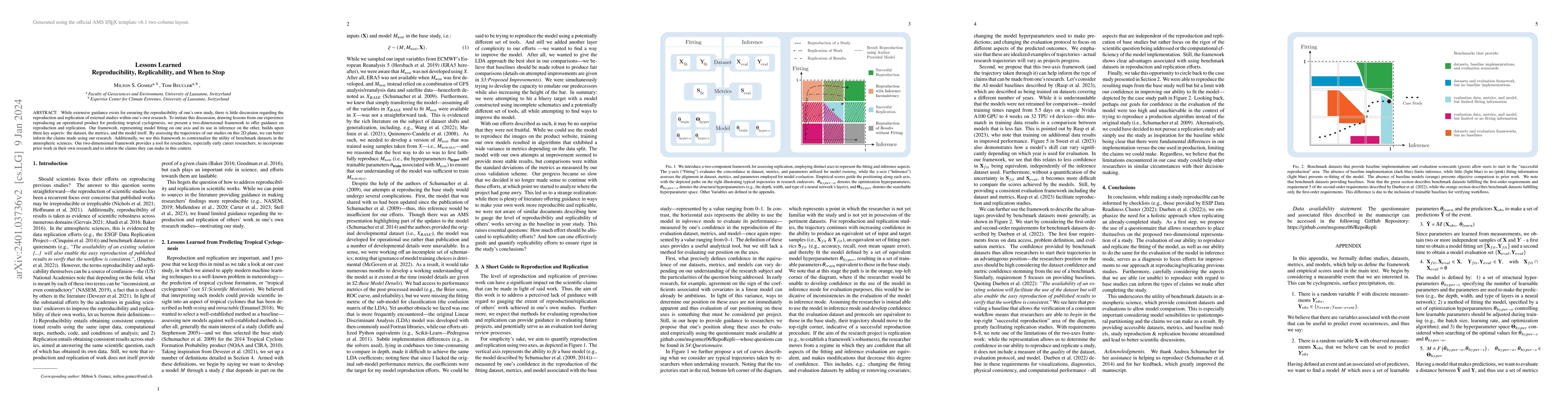 Thumbnail for Lessons Learned: Reproducibility, Replicability, and When to Stop